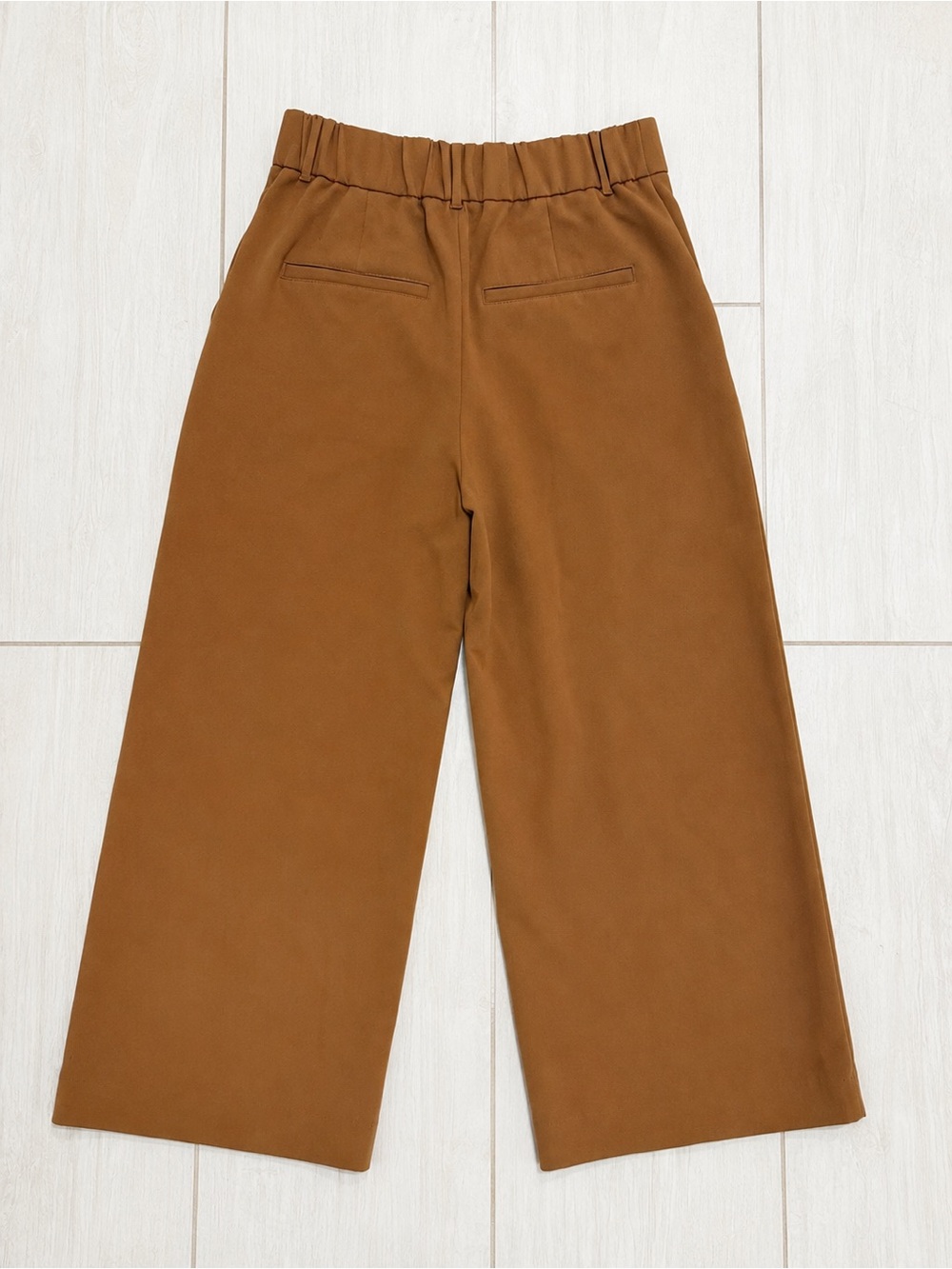 Abercrombie & Fitch Women’s Brown Wide Leg Pleated Pants Size L - Picture 6 of 6